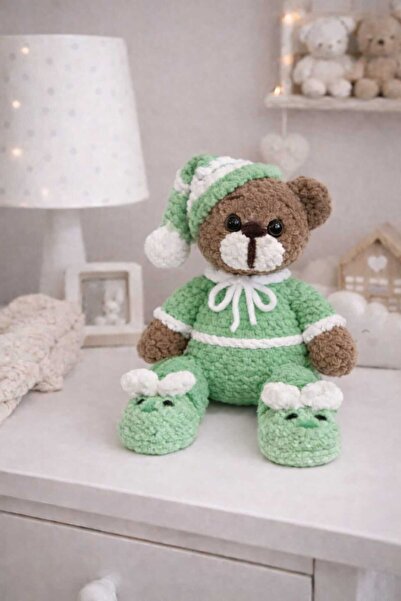 CiselToys Uyku&Oyun Arkadaşı Amigurimi Pembe Ayıcık