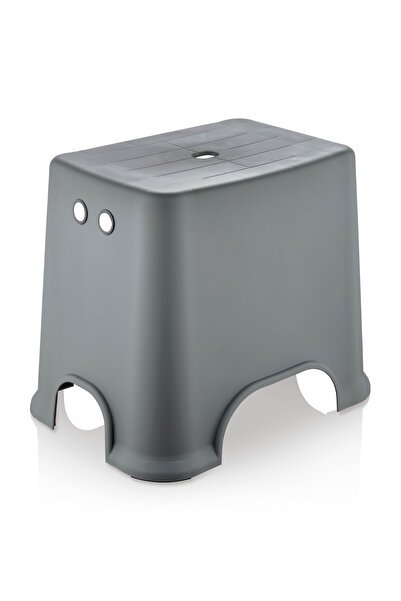 follow me Banyo Taburesi Çok Amaçlı Kaydırmaz Tabanlı (Siyah)