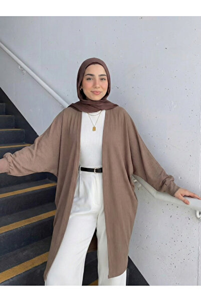 Lunsera Store كارديجان بأكمام على شكل خفاش - مينك