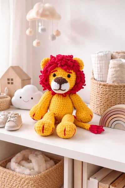 CiselToys Uyku&Oyun Arkadaşı Amigurimi Aslan