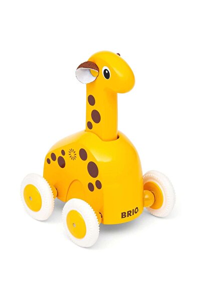BRIO Jucarie educativa apasa si merge girafa