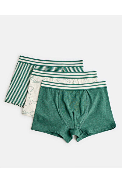 REDTAG Junior Boys Assorted Printed Boxer (Pack Of 3)