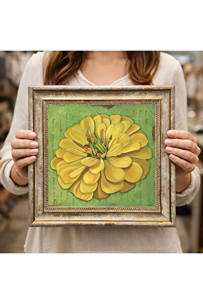 woodsia Decorative Framed Square Painting Dc0238