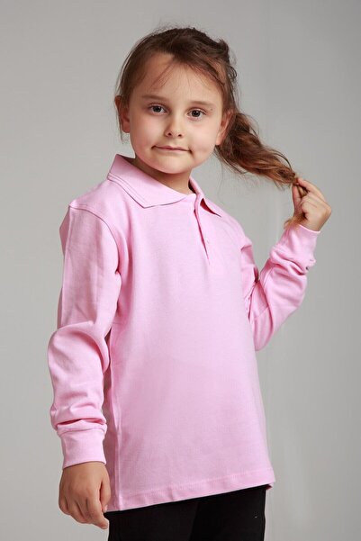 NACAR OKUL VE İŞ KIYAFETLERİ Μακρυμάνικο σχολικό μπλουζάκι πόλο λαιμόκοψη