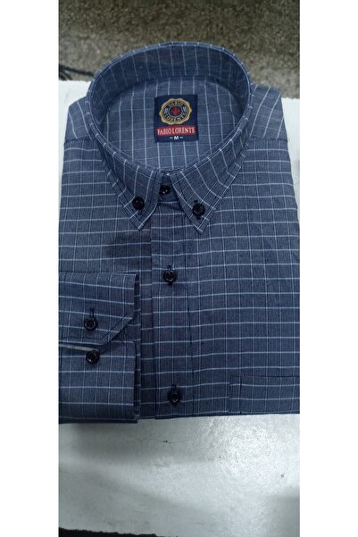 Nacar Baba Gömlek Cepli Klasik Kesim Pamuklu Yazlık Uzun Kollu