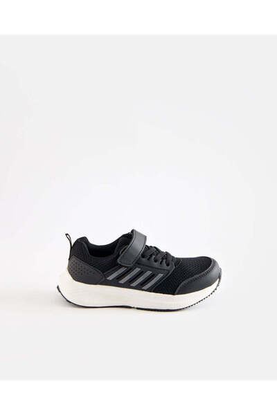REDTAG Boys Black Retro Trainer