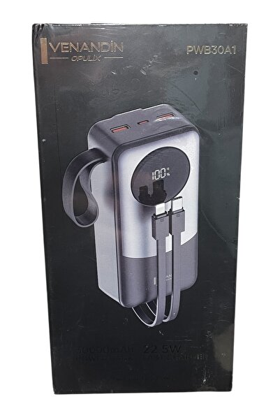 Venandın powerbank 40.000 lik şarj uçları mevcut