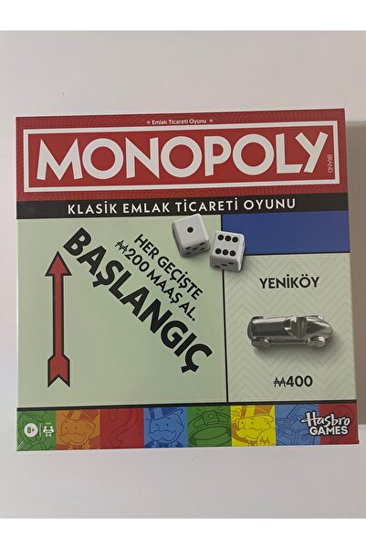Parker Brothers Monopoly Klasik Emlak Ticareti Oyunu
