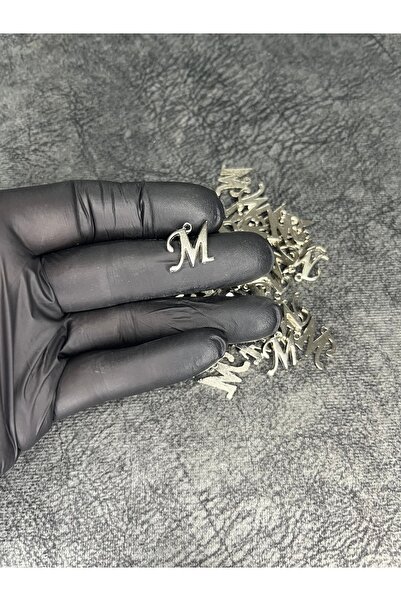 Mos Tespih 1 брой M буква сребрист цвят молитвен броеник с пискюл за края на ...