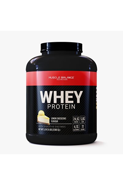 muscle balance nutrition Whey Protein 2380 Gr 72 Servings Lemon Cheesecake