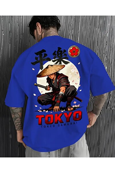 ORVIO Group ساموراي، طوكيو، تي شيرت مطبوع، ملابس رجالية، الثقافة اليابانية، أ...