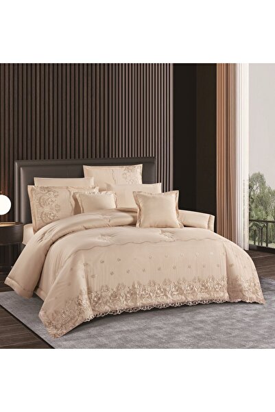 Gen Tech Summer double bedsheet set, 8 pieces, lace, new collection