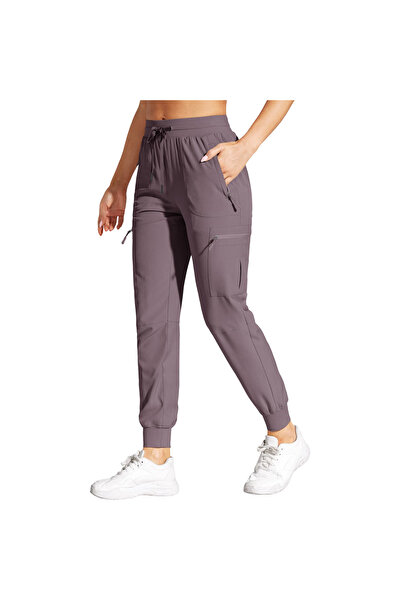 OEM Women's Jogger Cargo Pants - Quick Dry, 5 Pockets, UPF 50+, Polyester/Spa...