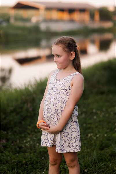 Antebies Organik Gots Sertifikalı Mor Neşeli Dostlar Desenli Çıtçıtlı Kolsuz ...