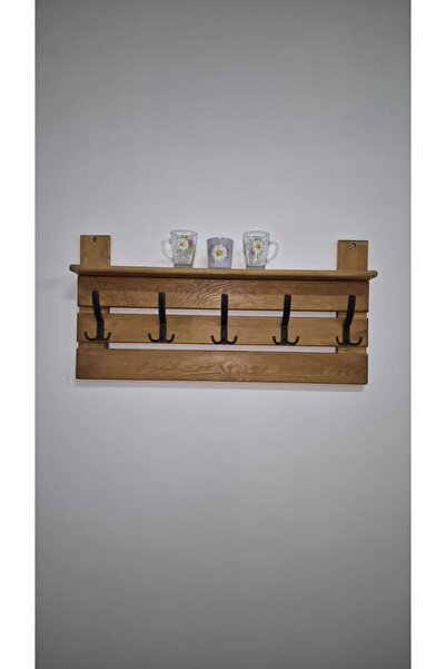 MRM WOOD MARMARASAUNA Dekoratif Ahşap Anahtarlık Duvar Askısı Raflı Organizer