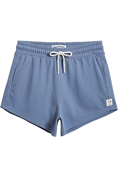 OEM Pantaloni Scurți Trening Dama - Bumbac, Fitness, Yoga, Alergare - Albastr...