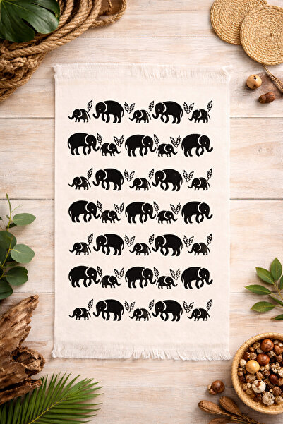 Lief Home 100% Cotton Fringed Digital Print Hand & Face Towel 40X60 cm – Soft...