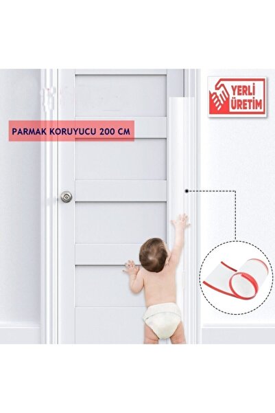 Tuncel Teknik 10 Adet Şeffaf Pvc Çocuk Parmak Koruyucu - 2 Metre