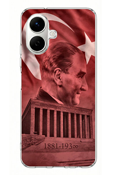 TechTree حافظة سيليكون مطبوعة بورتريه أتاتورك وتمثال أنميت كابير متوافقة مع ه...