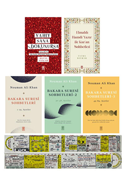 Timaş Yayınları Vahiy Sana Dokunursa+Elmalılı Hamdi Yazır ile Kur'an Sohbetle...