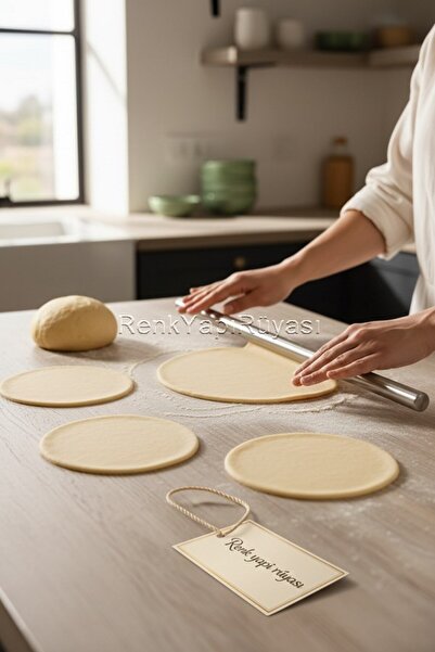 RENK YAPI RÜYASI ALİMİNYUM YUFKA HAMUR AÇMA OKLAVASI ALÜMİNYUM MASTERCHEF PRA...