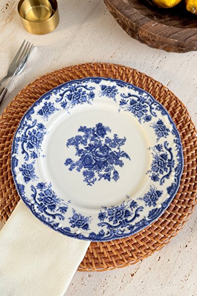 porselenden Antique Deep Blue 6-Person 25 cm Special Design Premium Porcelain...