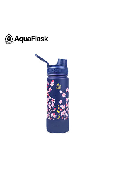 AquaFlask Sakura Collection (Navy) 22oz