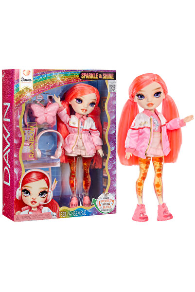 Rainbow High Dawn doll series Sparkle &amp; Shine, (Coral Red)