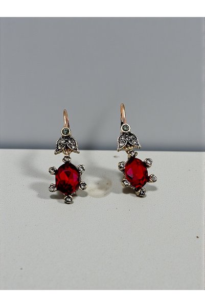 FUYA JEWELLERY Renkli Kristal Taşlı Küpe