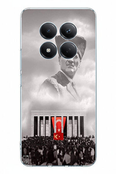 TechTree حافظة سيليكون مطبوعة بتصميم كابلاي أتاتورك من سلسلة Redmi Note 15 PR...