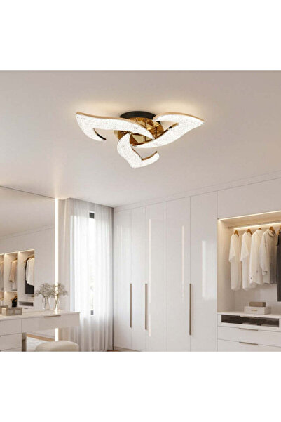 edc Mini LED Chandelier NARCISSE Sparkle Gold Equivalent 400W Remote Control