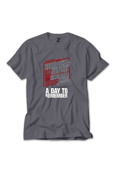 CrowsGate A Day Remember Păstrează-ți tricoul colorat, culoare gri, mărimea 2XL