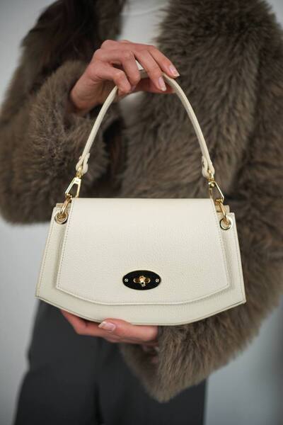DERKON Milan Model Genuine Leather Women's Shoulder Bag