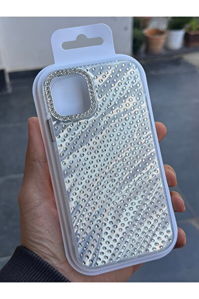 EDELFU iPhone 11 Compatible - Full Rhinestone Cover Wavy Sparkling Glitter Ph...