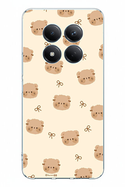 TechTree حافظة سيليكون مطبوعة على شكل دببة لطيفة متوافقة مع هاتف Redmi Note 1...