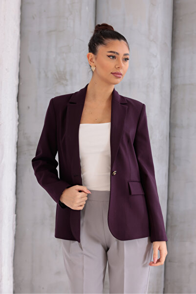 nisya KADIN CEP DETAYLI BLAZER CEKET