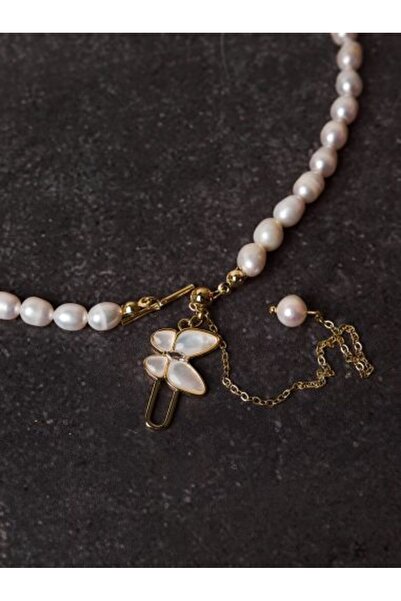 OEM Colier cu perle Butterfly set