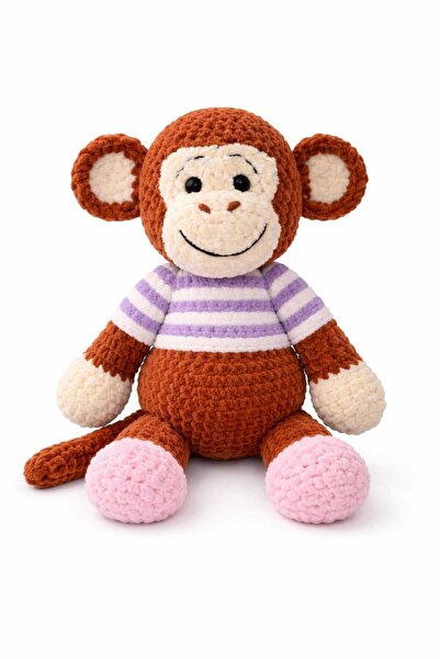 CiselToys Uyku&Oyun Arkadaşı Amigurimi Pijamalı Maymun