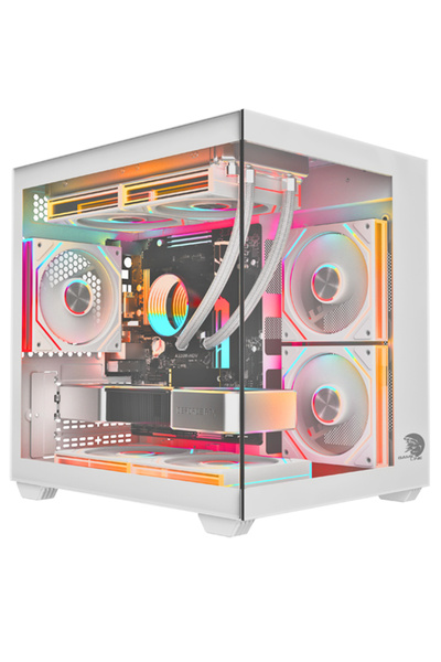 GAMELİNE HIPER V4 5x RGB Fanlı Temperli Cam USB 3.0 Gaming Bilgisayar Kasası ...