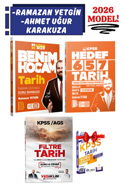 Yediiklim Yayınları Benim Hocam 2026 KPSS-AGS Ramazan Yetgin SB+Deneme+Ahmet ...