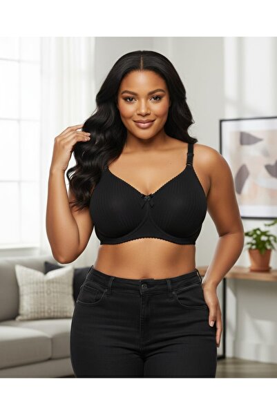 wear treasure Wireless Spooned C Cup Supporting Bra in Large Size with Terry ...