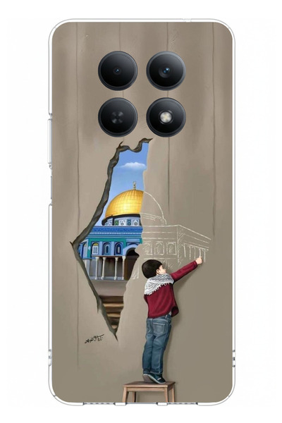 TechTree Redmi Note 15 4g Compatible Masjid-I Aksa Wall Printed Silicone Case