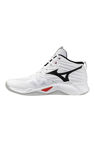 MIZUNO Wave Momentum Pro Mid Unisex Volleyball Shoes White