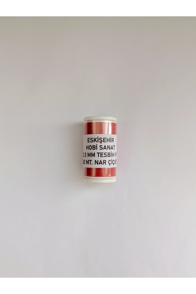 Eskişehir hobi sanat 0.3 mm 50 Meters Rosary Rope Pomegranate Flower Color