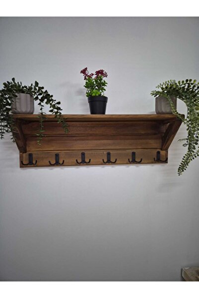 MRM WOOD MARMARASAUNA Dekoratif Ahşap Anahtarlık Duvar Askısı Raflı Organizer...