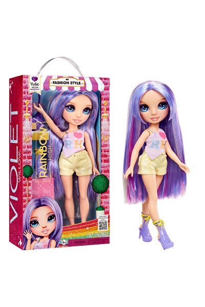 Rainbow High Papusa Violet Willow, Rainbow High, seria My Fashion Style