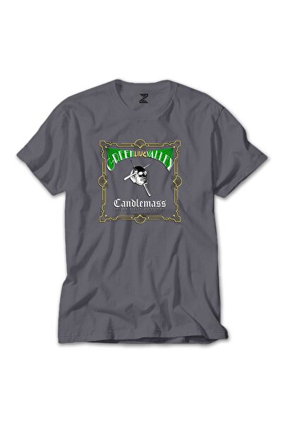 CrowsGate تي شيرت كاندلماس جرين فالي رمادي