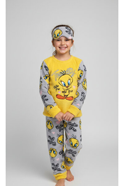 Name Baby Girl's tweety fleece pajama set
