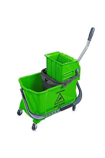 OEM Cleaning trolley 2 buckets (10 + 24 liters), green