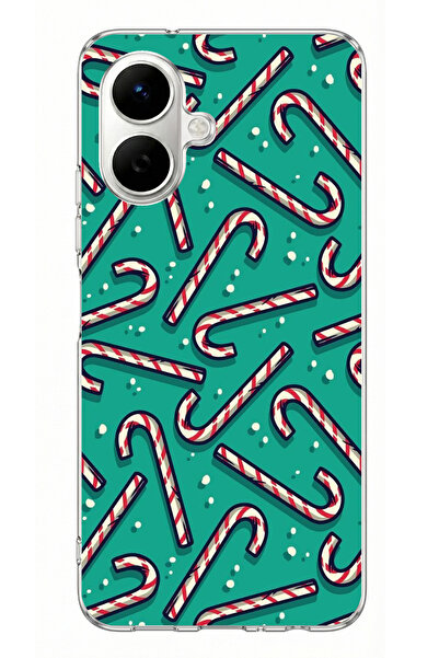 TechTree حافظة سيليكون متوافقة مع هاتف Tecno Spark Go 2 مطبوعة بتصميم عيد الم...